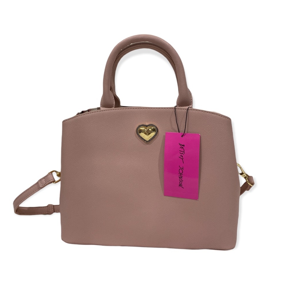 🔥NWT🔥 Betsey Johnson BLUSH Gigi Triple Compartment Satchel